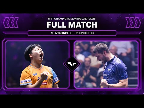 FULL MATCH | Sora Matsushima vs Patrick Franziska | MS R16 | #WTTMontpellier 2025