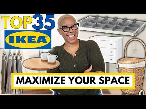 35 Genius Small Space Essentials from IKEA in 2024! Studio, Small Space, and Apartment Friendly!