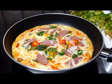 No Knead Pizza, No Oven Needed – Pizza Ready in 5 Minutes! 🔥