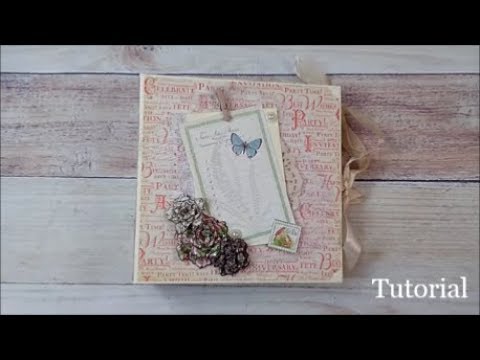 Tutorial for My Cute and Easy 6 x 6 Mini Album