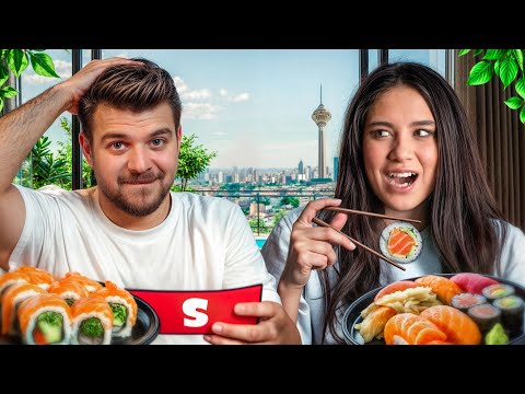 سوال و سوشی با بنیامین 🍣😂