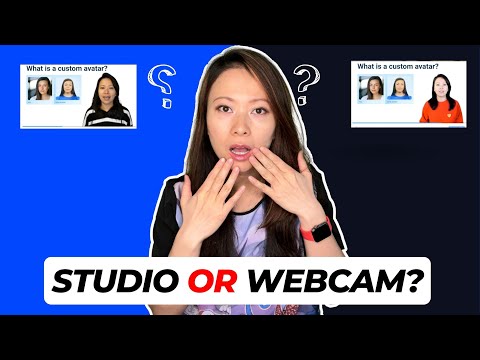 Your OWN AI Avatar with Synthesia: Webcam vs Studio Avatars?