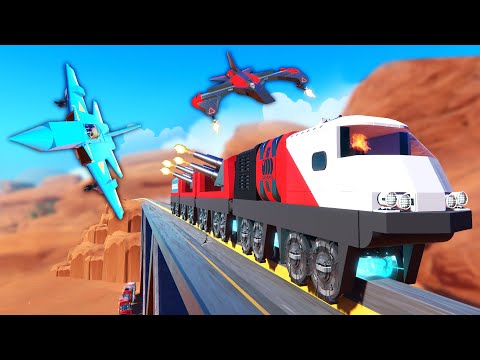 1 FLAK TRAIN vs 2 FIGHTER PLANES!