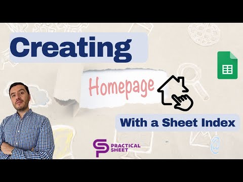 Create a CUSTOM Index in Google SHEETS with Hyperlinks &amp; Design Tips 🎨