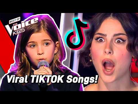 The BEST TIKTOK Song Covers on The Voice Kids 🤩