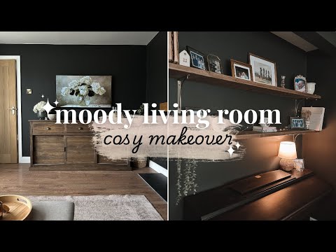 Dark & Cosy Living Room Refresh | A Moody Makeover for Softer Days