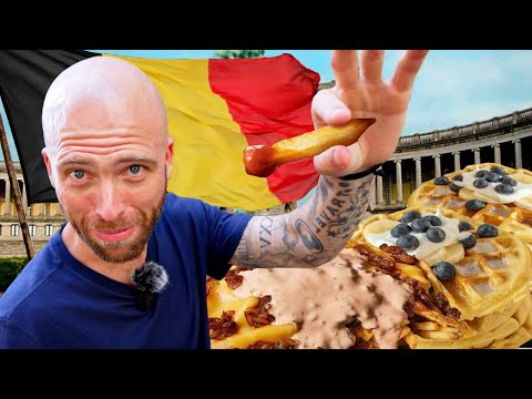 100 Hours in Brussels, Belgium! (Full Documentary) Belgian Fries, Waffles and Flemish Stew!