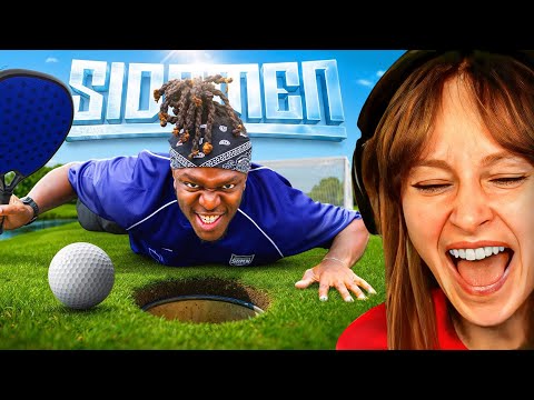 Freya Reacts to SIDEMEN DRUNK ALL SPORTS GOLF