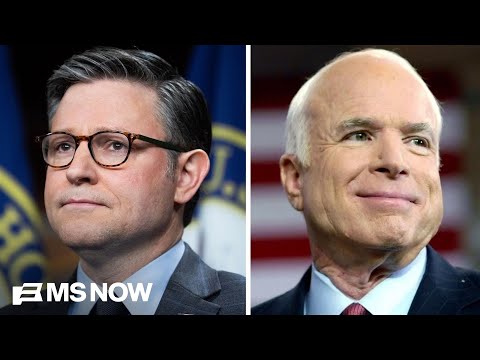 No McCain moment for House Speaker: Johnson declines to call for apology over Trump's Obama post