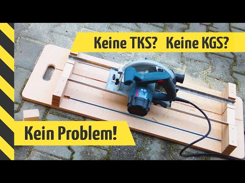 DIY mobiler Ersatz für Kreissäge & Kappsäge · Auch für die Oberfräse! ✨