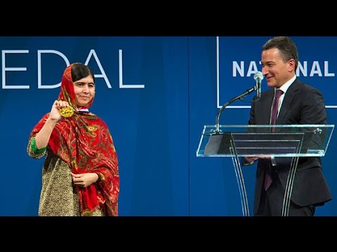 Malala Yousafzai Accepts the 2014 Liberty Medal