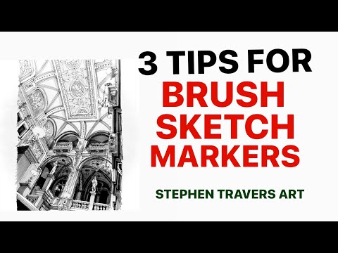 3 Tips for Brush Sketch Markers
