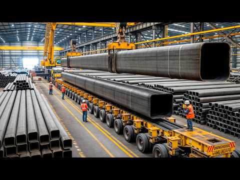 ¿Cómo se hace?. ¡Así se Fabrican 4 MILLONES de Toneladas de TUBOS de Acero al Año! 🏗️🔩
