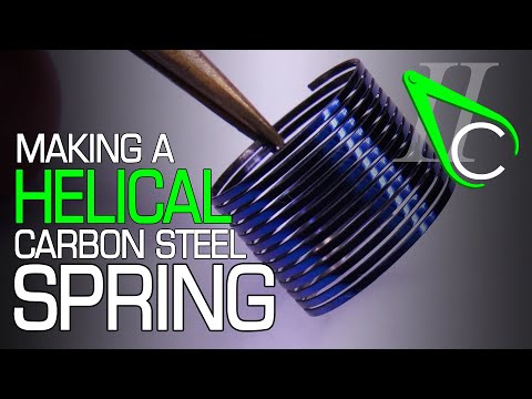 Making A Helical Carbon Steel Spring