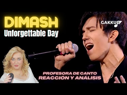 DIMASH REACTION | Unforgettable day Gakku | AWESOME | Singing Teacher Reaction and Analysis