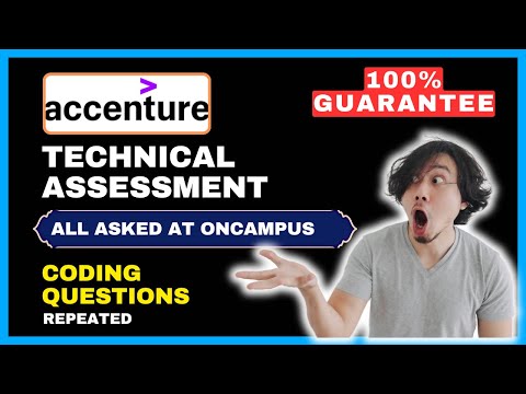 Again Big Oncampus! Accenture Coding Questions | Accenture Technical Assessment Test 2026