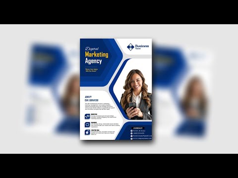 How to Create a Professional Business Flyer Design in CorelDRAW | Step-by-Step for Beginners