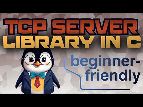 Code a TCP Server library in C