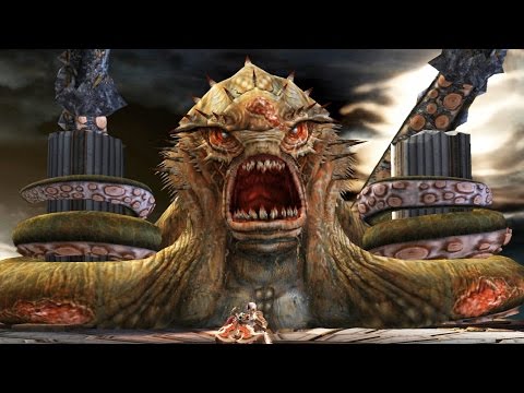 God of War 2: Kraken Boss Fight (4K 60fps)