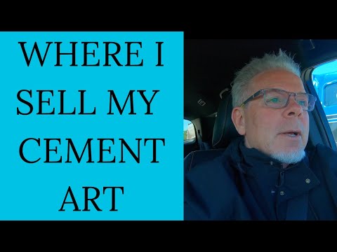Where I Sell My Cement Art - The Grumpy Grizzly - Grafton, Illinois - Vlog