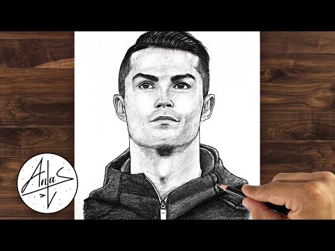 Sketching Cristiano Ronaldo | Drawing Tutorial step by step for beginners