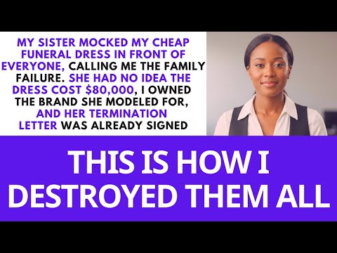 At Mom's Funeral, My Sister Mocked My Clothes She Had No Idea I Was The Brand’s Founder...