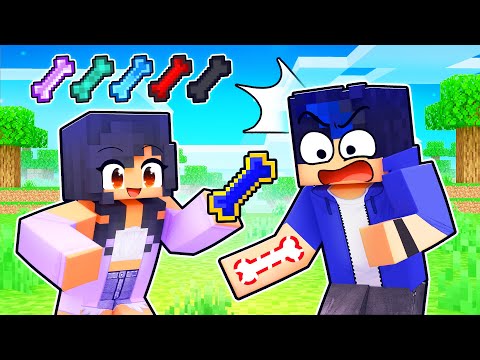 STEALING My Friend's BONES in Minecraft!