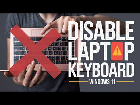 How To Disable/Uninstall Laptop Keyboard - Windows 11/10 - Home/Pro/Enterprise