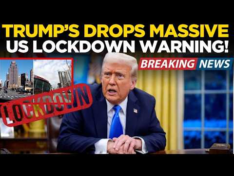 Breaking News LIVE: Trump’s Biggest Lockdown Warning Sparks Panic Across US | Trump LIVE | US News