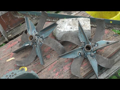 Weeders for a walk-behind tractor, potato sorting, and a little about the garden 2023