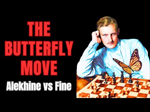 Butterfly Strategy in Chess: Alekhine’s Positional Masterpiece