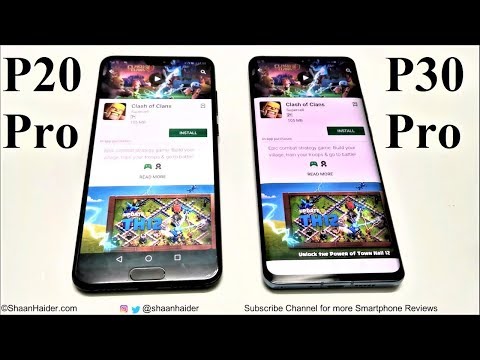 Huawei P30 Pro vs P20 Pro - SPEED TEST