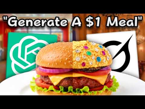 I Asked 4 Top AIs To Make A $1 VS $1,000,000 Meal!