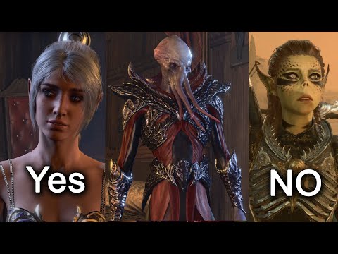 Baldur's Gate 3 Which Companions Will Romance A Mindflayer? (All Mindflayer Endings)