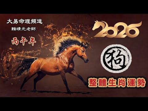 2026年 狗 生肖運勢｜2026 生肖「狗」 完整版｜2026年 运势 狗｜丙午年運勢  狗 2026｜2026年运途  狗｜ 狗 生肖运程 2026｜大易命理頻道｜賴靖元 老師｜CC 字幕
