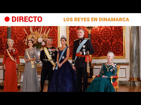 CASA REAL: Los REYES, en la CENA de GALA de MARGARITA de DINAMARCA  | RTVE Noticias