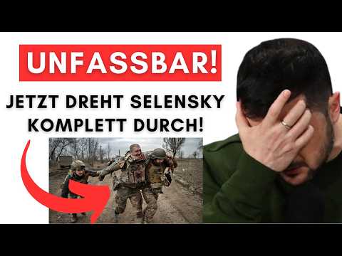 Verzweiflung pur: Selensky vertuscht Zusammenbruch der Front & droht Journalisten mit Gefängnis!