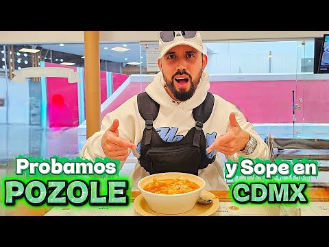 PROBANDO POZOLE y SOPE por PRIMERA VEZ 🇲🇽 en MEXICO | ¡No lo podía creer! 🤯