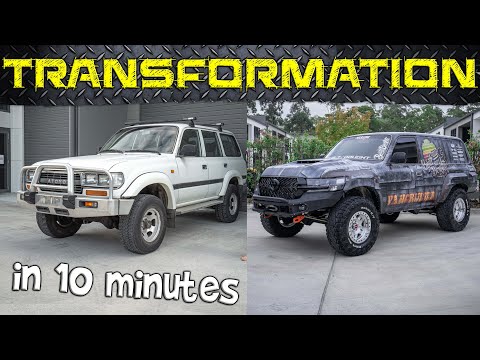BUILDING My Dream LandCruiser In 10 Minutes!! 🛠
