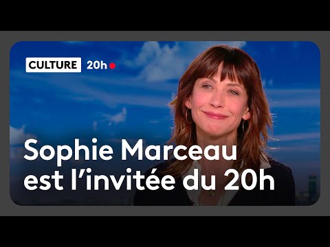 "We live in a country where we can say things": Sophie Marceau, guest on the 8pm news