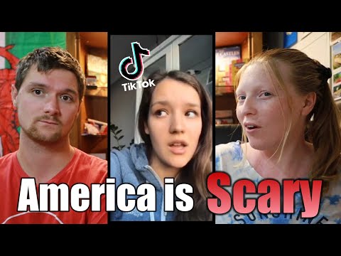 Americans React to "How America Messed Me Up" - Tic Toks