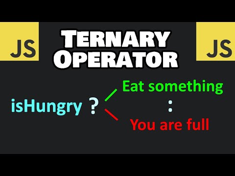 JavaScript TERNARY OPERATOR in 6 minutes!  ❓