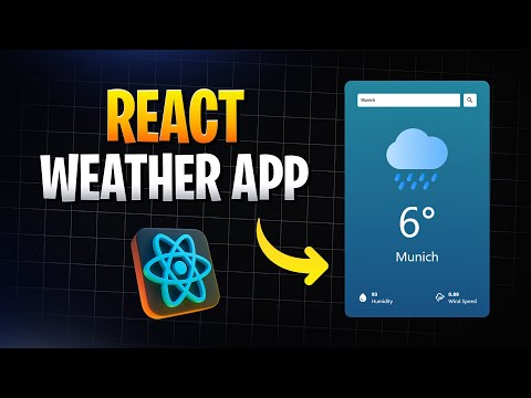 Build a Weather App with React (Step-By-Step Guide)