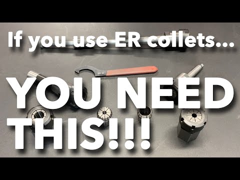 A MUST HAVE for Anyone using ER Collets, Get a BEARING Nut and here is WHY