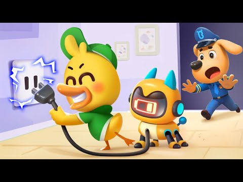 🔴LIVE | Charge Your Toy Safely | Useful Story | Safety Rules for Kids | Sheriff Labrador