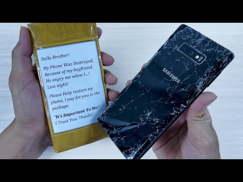 Restoring Galaxy Note 9 Cracked, Destroyed Phone restoration