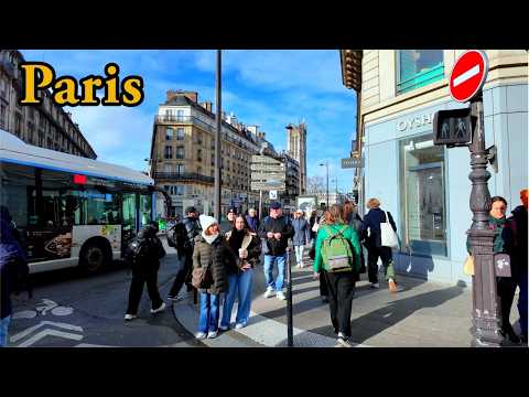 Paris, France 🇫🇷 - Paris 4k Walking tour 2026 − PARIS From Rue de Rivoli 💐