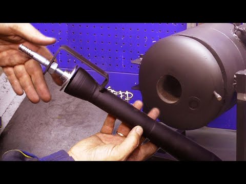 How to make gas burner and metal foundry from a gas cylinder