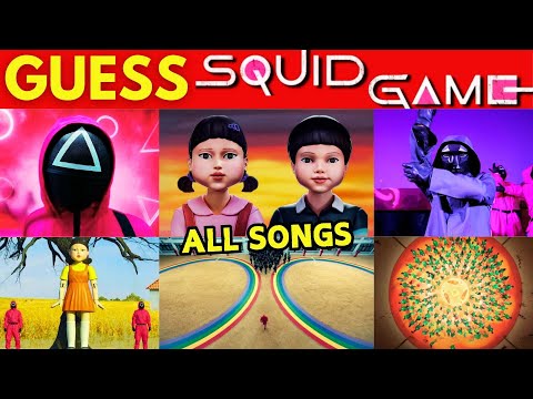 Guess Squid Game All Songs & Games 🦑🎵~ Ultimate Squid Game Quiz ~ Mingle, Jump Rope, Hide and Seek