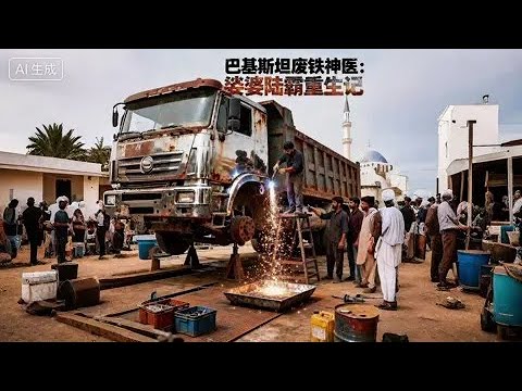 卡车悬挂彻底罢工？废铁神医天团古法焊补，巨兽咆哮重生！